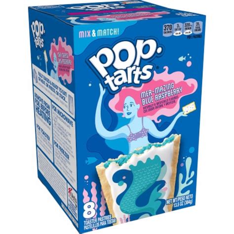 Pop-Tarts Toaster Pastries Mer-Mazing Blue Raspberry, 13.5 oz - Kroger