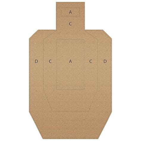 Buy Official USPSA/IPSC Cardboard Shooting Targets, Competition Torso ...