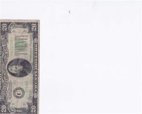 Old Vintage 1934 Twenty Dollar Bill $20 Federal Reserve - Philadelphia ...