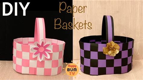 HOW TO MAKE A PAPER WEAVING BASKET FOR ANY OCCASION | EASY DIY PAPER ...