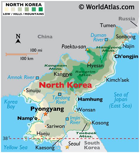 North Korea Maps & Facts - World Atlas