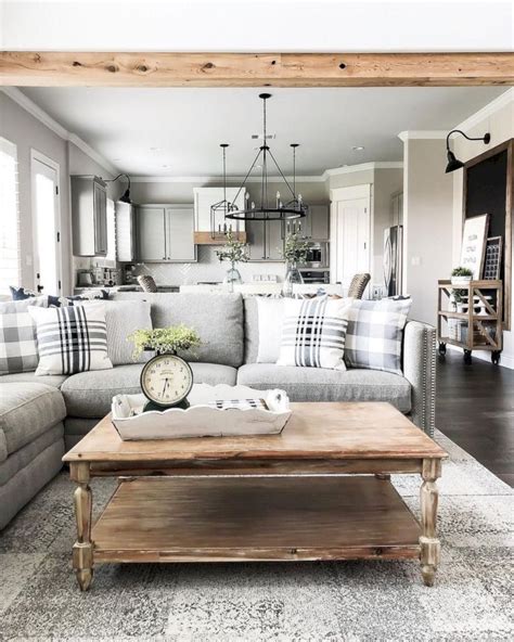 44 Rustic Farmhouse Living Room Decor Ideas - GODIYGO.COM | Farmhouse ...