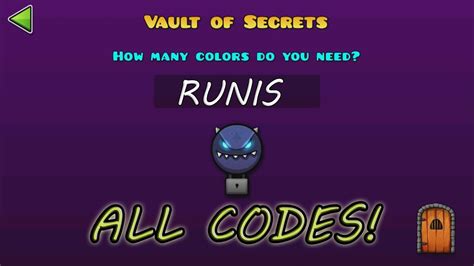 Geometry dash world vault of secrets answers - lasopatutor