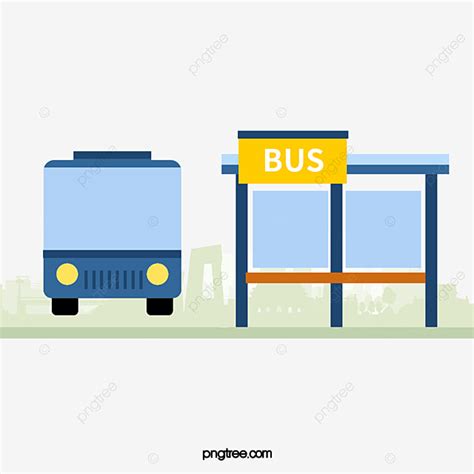 Bus Station Clipart