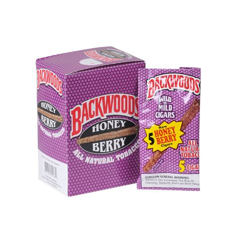 Backwoods Honey Berry Natural Cigars 8 Packs of 5 – Tobacco Stock