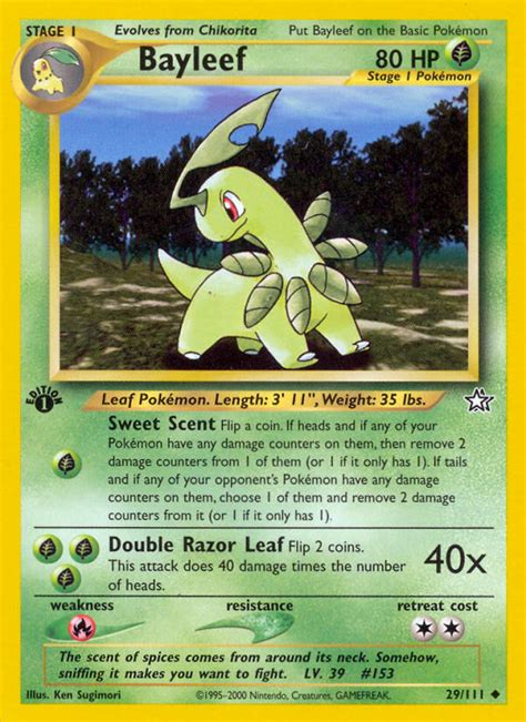 Bayleef 29 (Neo Genesis 2000) Pokemon Card