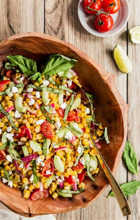 Easy Corn Salad Side Dish - Celebrations at Home