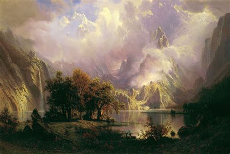 Rocky Mountain Landscape, 1870 by Albert Bierstadt