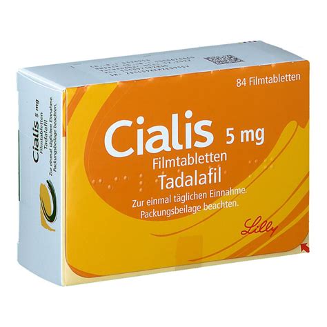 Cialis 5 mg Filmtabletten 84 stk – Apotheke.de