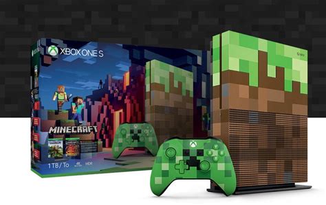 Xbox One S Minecraft Limited Edition bundle arrives: 1TB console ...