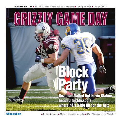 Griz Game Day Dec. 5 by Missoulian - Issuu