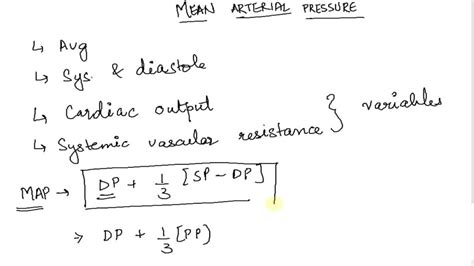 SOLVED: which one correct equation for the calculation of mean arterial ...