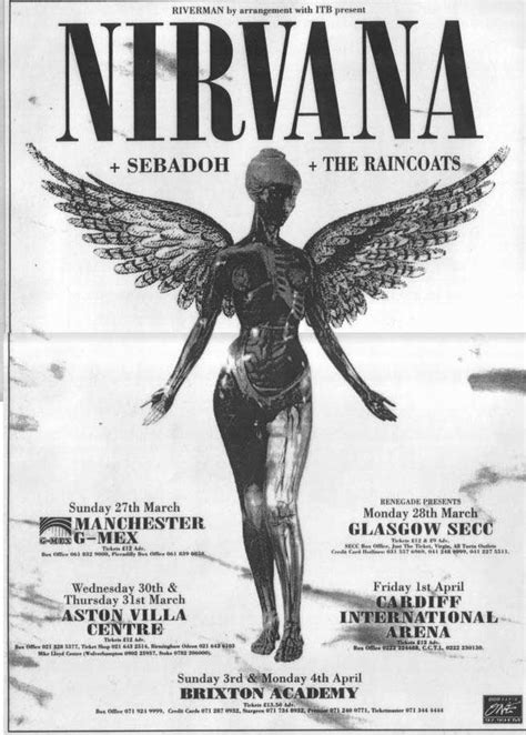 nirvana concert poster. Você não sabe onde encontrar bilhetes e comprar ...