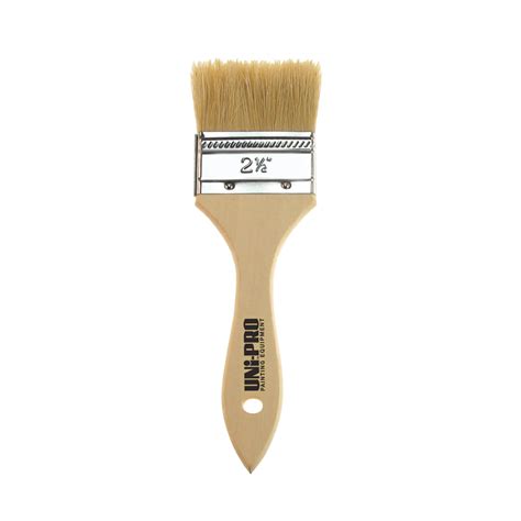 UNi-PRO Unpainted Natural Bristle Chip Brush Range - Unipro