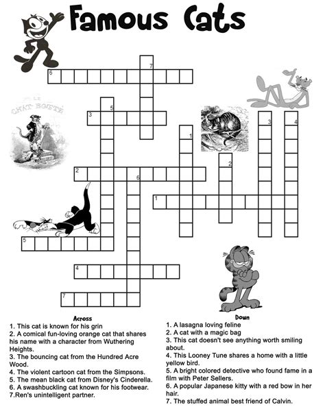 Crossword Puzzles For Kids Printable