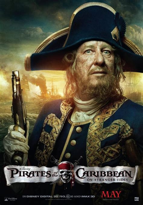 Pirates of the Caribbean 4: Official Barbossa Poster Released- TV ...