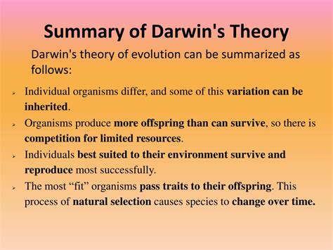 PPT - Darwin’s Theory of Evolution PowerPoint Presentation, free ...