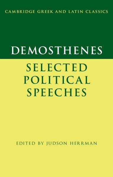 Demosthenes: Selected Political Speeches – Judson Herrman – Pocket ...