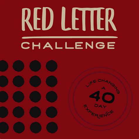 Red Letter Challenge — St. Matthew Lutheran Church