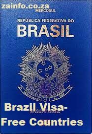 Brazil Visa-Free Countries 2023-2024 | Application & Requirements - ZA INFO