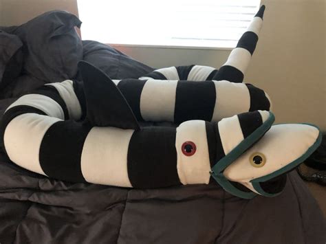 Beetlejuice Sandworm Plush 8ft to 17 ft long Stuffed Animal | Etsy in ...