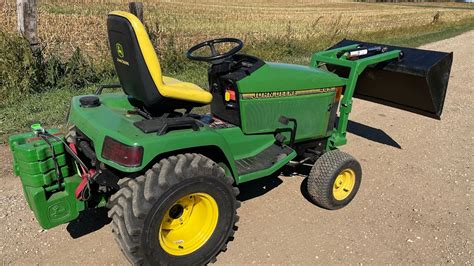 homemade bucket loader for the 425 445 455 John Deere tutorial - YouTube