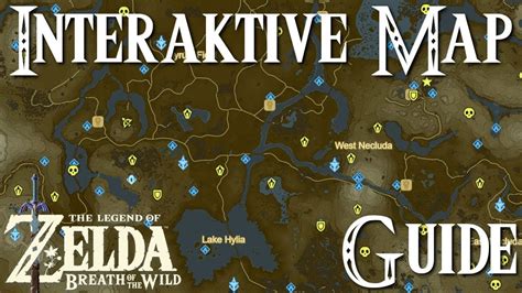 Legend of Zelda interactive map breath of the Wild - imvsa