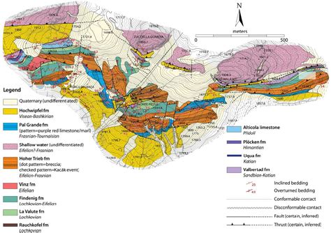 Figure 2 from The geological map project of the Carnic Alps: selected ...