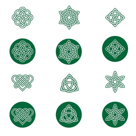 celtic knot icons 332356 Vector Art at Vecteezy