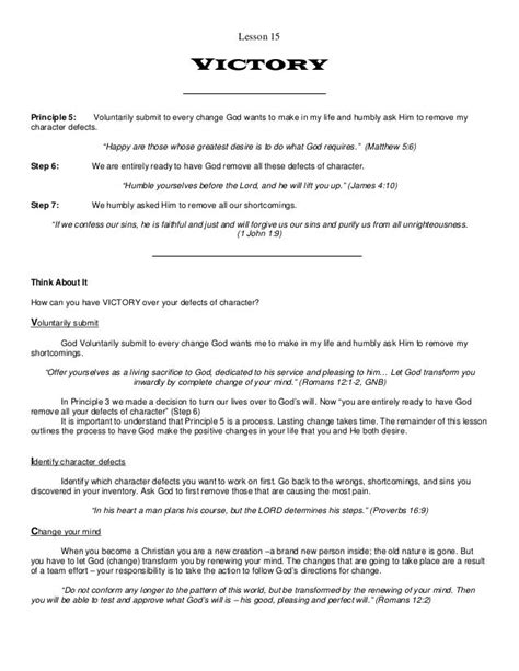 ️Celebrate Recovery Worksheets Free Download| Gambr.co