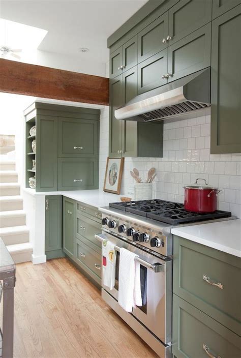 Green Kitchen Cabinets | Centsational Girl