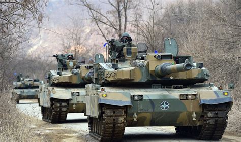 South Korean K2 Black Panther main battle tanks [4795 x 2840 ...