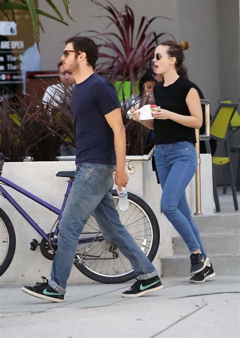 LEIGHTON MEESTER and Adam Brody Out and About in Los Angeles 10/05/2017 ...