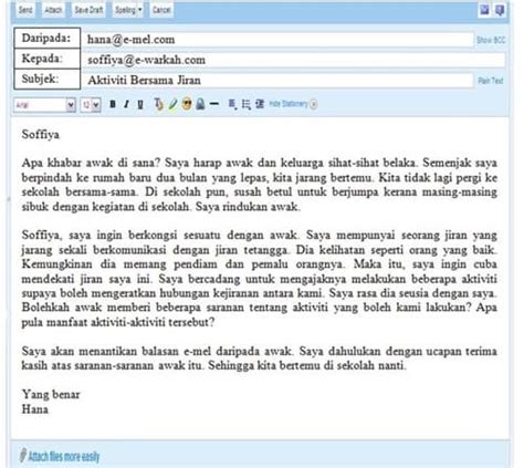 Cara Tulis Email Formal Bahasa Melayu / E Mel Rasmi Jenis Jenis Emel ...