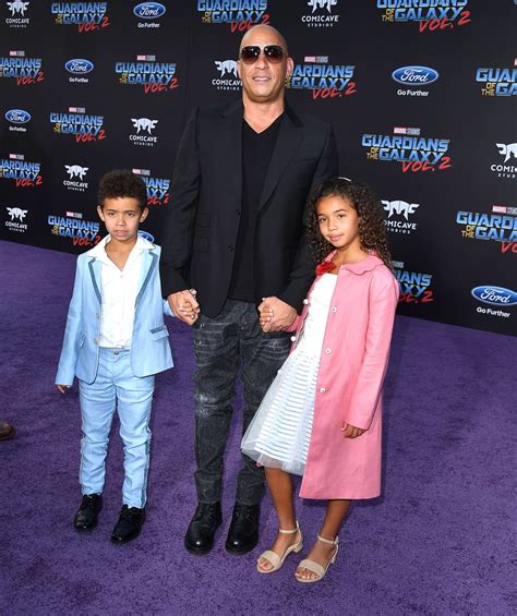 Vin Diesel and His Kids at Movie Premiere in LA April 2017 | POPSUGAR ...