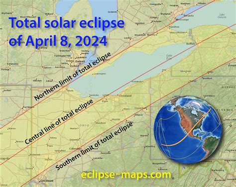 Total Solar Eclipse of 2024: Here Are Maps of the 'Path of Totality ...