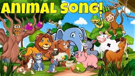 These Are the Sounds of Animals! Animal Sounds Song for Kids - YouTube