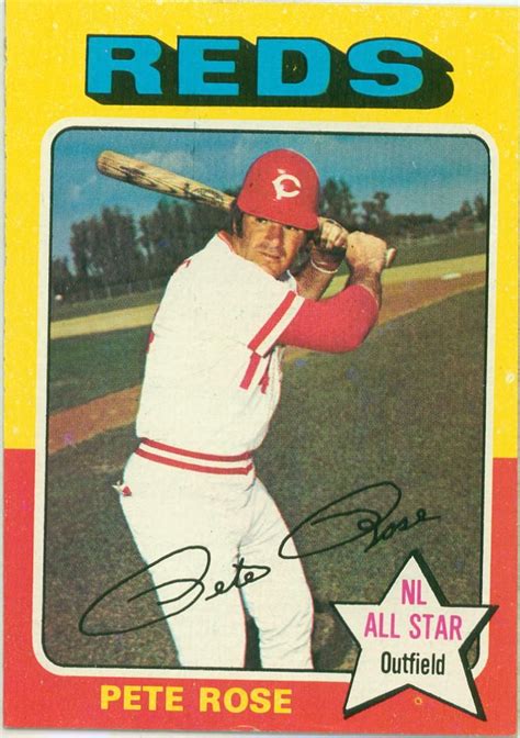 Pete Rose | Baseball cards, Cincinnati reds baseball, Baseball