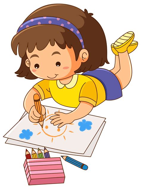 Drawing Of A Little Girl