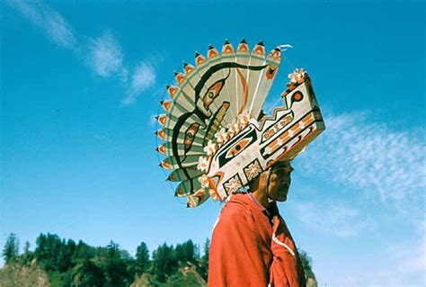 J.W. Thompson (photographer), Tyler Hobucket (Quileute) with headdress ...