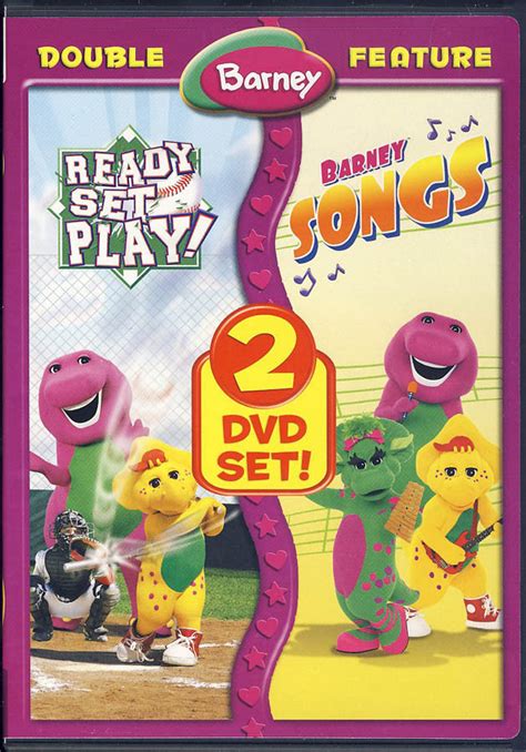 Barney (Ready Set Play!/Barney Songs) (Double Feature) on DVD Movie