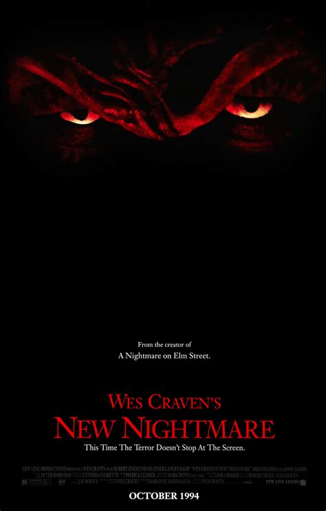 WES CRAVENS NEW NIGHTMARE Movie Poster Freddy Krueger ...