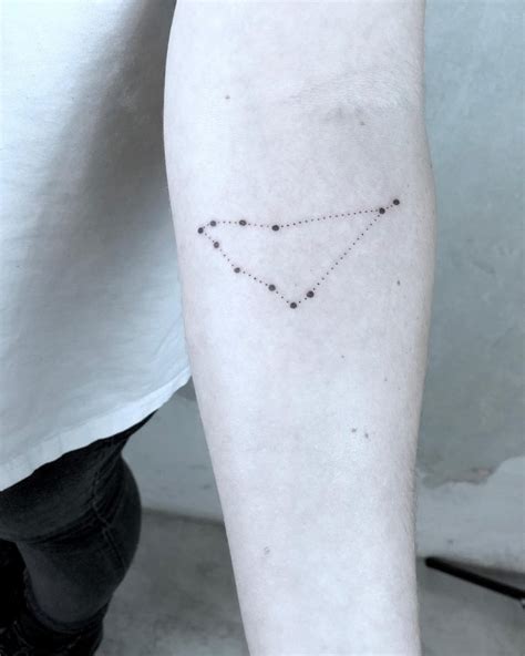 Capricorn constellation tattoo - Tattoogrid.net