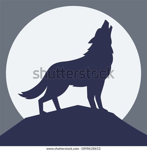 9,786 Wolf Howling Silhouette Images, Stock Photos & Vectors | Shutterstock