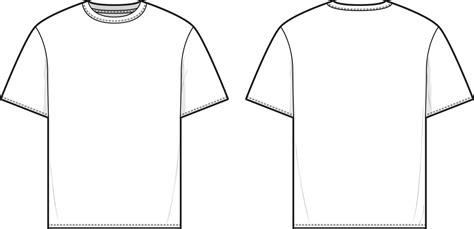 Tshirt Drawing Template Vector Art, Icons, and Graphics for Free Download