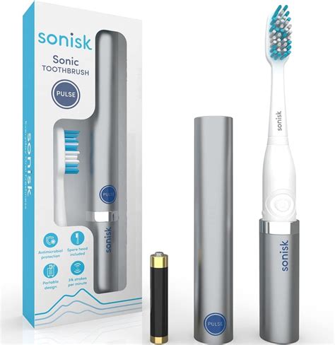 Amazon.com: Sonisk Pulse | Battery Powered Electric Toothbrush | Sonic ...