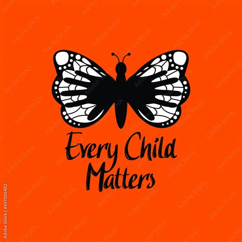 Every Child Matters Logo Design. Vector Illustration. Canadian ...