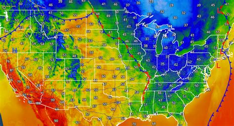 Current Temperature Map Of Usa - Ricky Christal