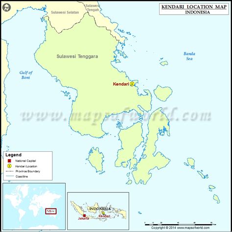 Where is Kendari | Location of Kendari in Indonesia Map