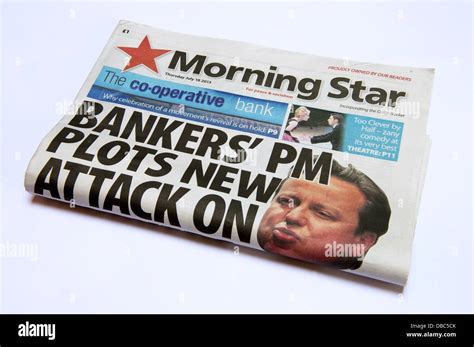 Morning Star newspaper (18.07.13 Stock Photo - Alamy